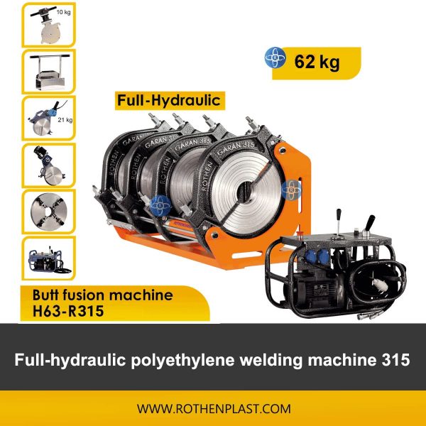 Popo füzyon makinesi Tam Hidrolik H63-R315