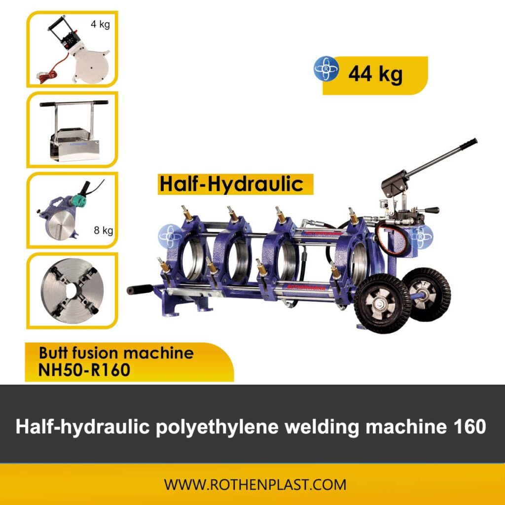 Popo füzyon makinesi Yarım Hidrolik NH50-R160