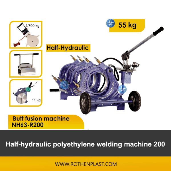 Popo füzyon makinesi Yarı Hidrolik NH63-R200