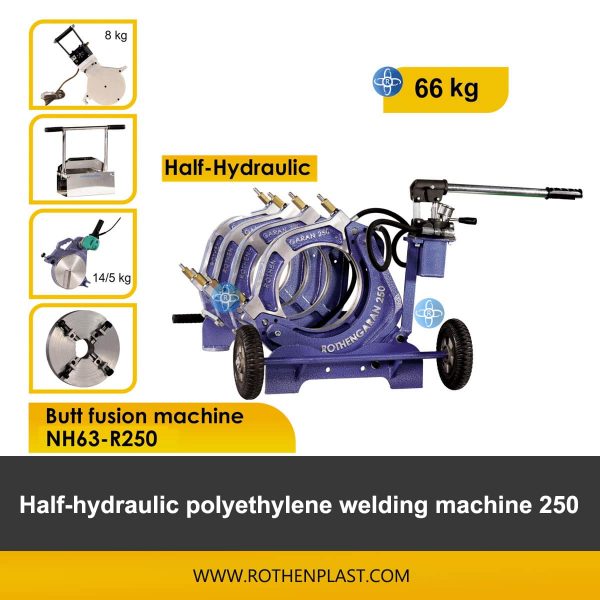 Popo füzyon makinesi Yarı Hidrolik NH63-R250