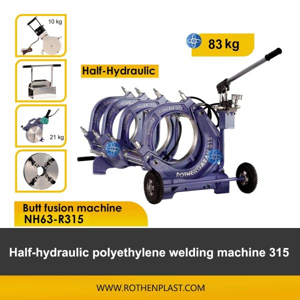 Popo füzyon makinesi Yarı Hidrolik NH63-R315