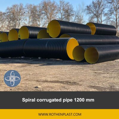 Spiral Çift Duvarlı Oluklu Boru 1200 mm